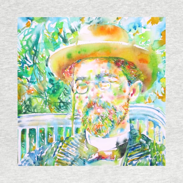 ANTON CHEKHOV - watercolor portrait.1 by lautir